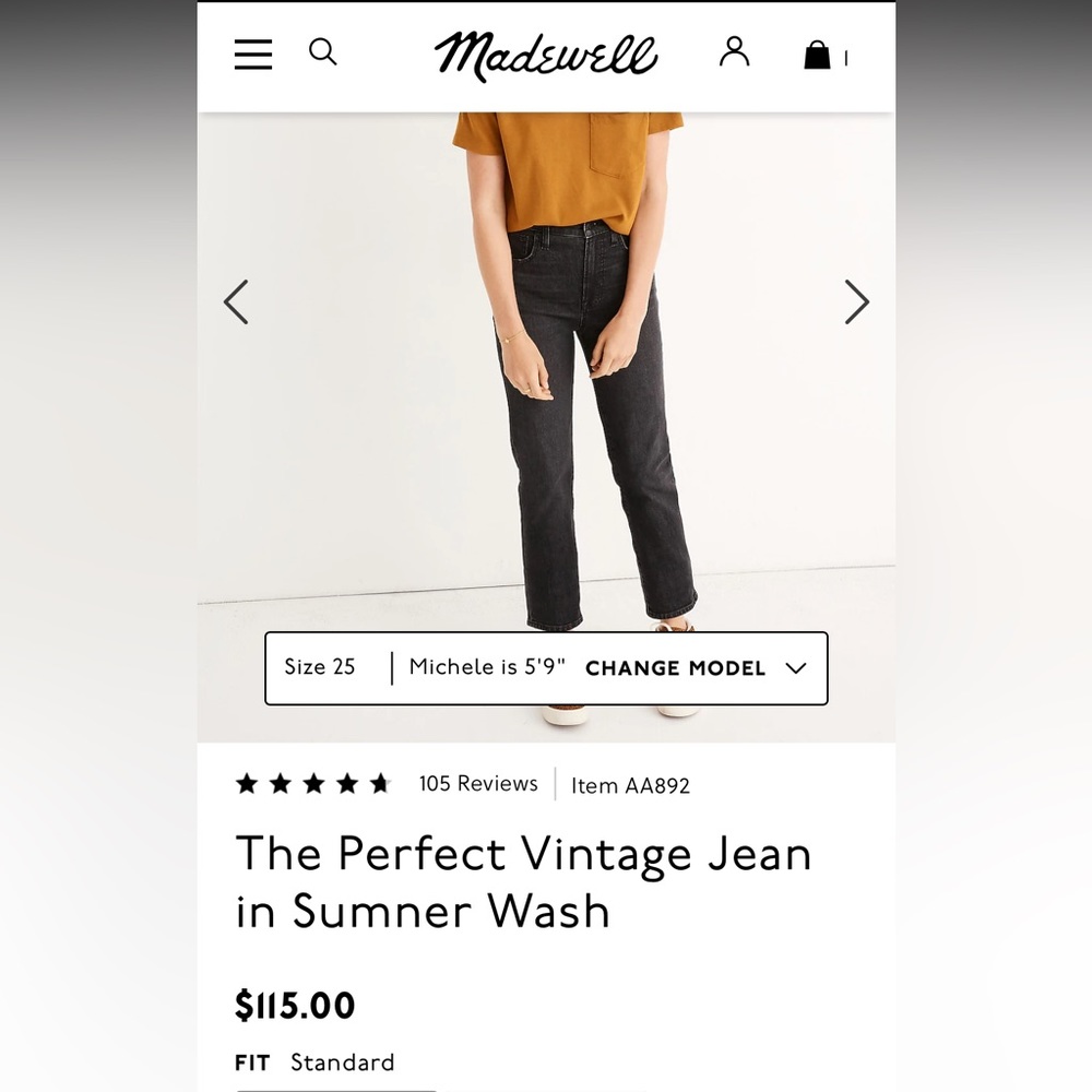 Gently used denim in great condition!